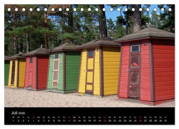 Produktbild: Wundersch&ouml;nes Finnland (Tischkalender 2026 DIN A5 quer), CALVENDO Monatskalender