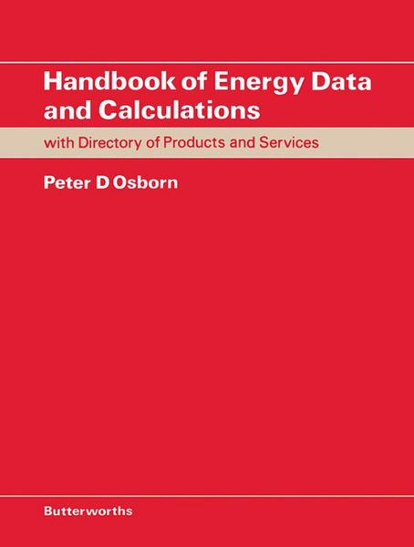 Produktbild: Handbook of Energy Data and Calculations