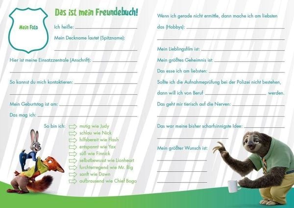 Produktbild: Disney Zoomania: Meine Freunde