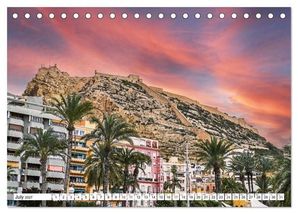 Produktbild: Amazing Costa Blanca (Desk Calendar 2027 DIN A5 landscape), CALVENDO 12 Month DeskCalendar