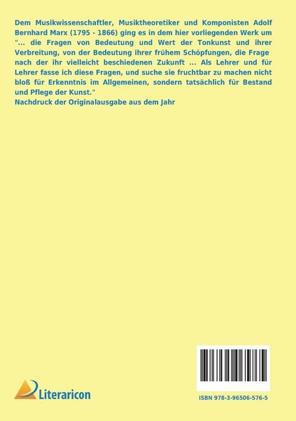 Produktbild: Die Musik des 19. Jahrhunderts und ihre Pflege