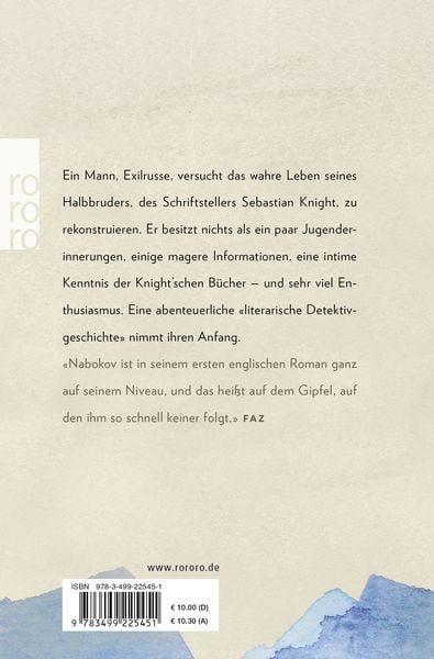 Produktbild: Das wahre Leben des Sebastian Knight