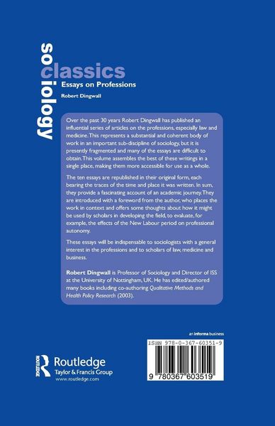 Produktbild: Essays on Professions