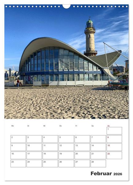 Produktbild: Warnem&uuml;nde Urlaub f&uuml;r zu Hause (Wandkalender 2026 DIN A3 hoch), CALVENDO Monatskalender