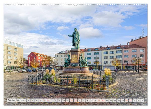 Produktbild: Bremerhaven Stadtansichten (Wandkalender 2026 DIN A2 quer), CALVENDO Monatskalender