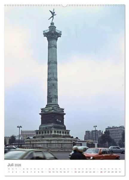 Produktbild: Paris, damals ... (Wandkalender 2026 DIN A2 hoch), CALVENDO Monatskalender