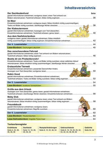 Das Übungsheft Lesen 2