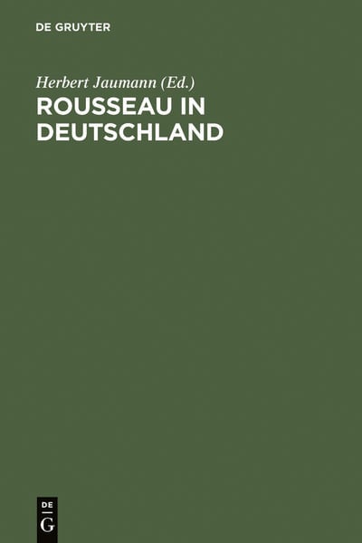 Produktbild: Rousseau in Deutschland