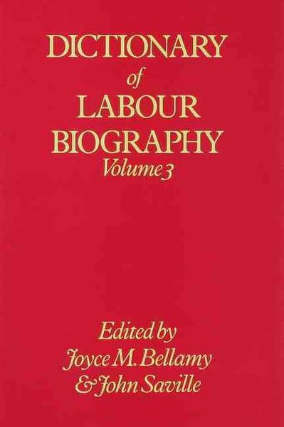Produktbild: Dictionary of Labour Biography