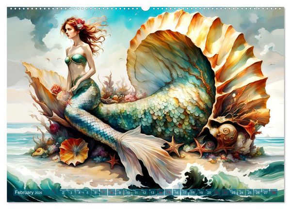 Produktbild: Conch queens (High Quality Premium Wall Calendar 2026 DIN A2 landscape),CALVENDO 12 Month Wall Calendar