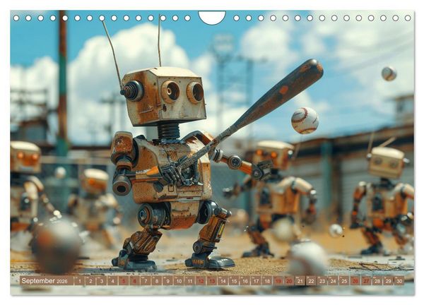 Produktbild: Neues aus dem Roboter Sport Club (Wandkalender 2026 DIN A4 quer), CALVENDO Monatskalender