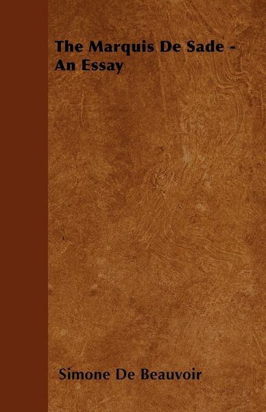 Produktbild: The Marquis De Sade - An Essay