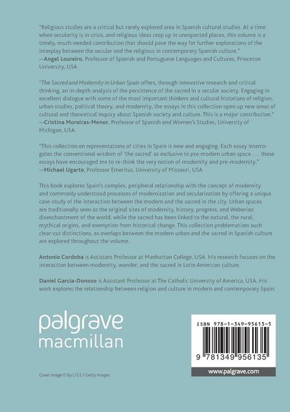 Produktbild: The Sacred and Modernity in Urban Spain