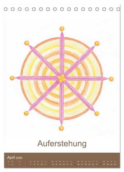 Produktbild: Atlantisheilsymbole (Tischkalender 2026 DIN A5 hoch), CALVENDO Monatskalender