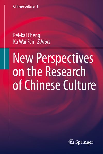 Produktbild: New Perspectives on the Research of Chinese Culture