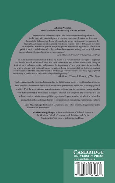 Produktbild: Presidentialism and Democracy in Latin America