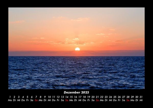Produktbild: Sonnenunterg&auml;nge 2025 Fotokalender DIN A3