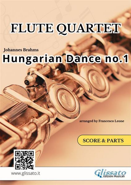 Produktbild: Hungarian Dance no.1 - Flute Quartet (Score & Parts)