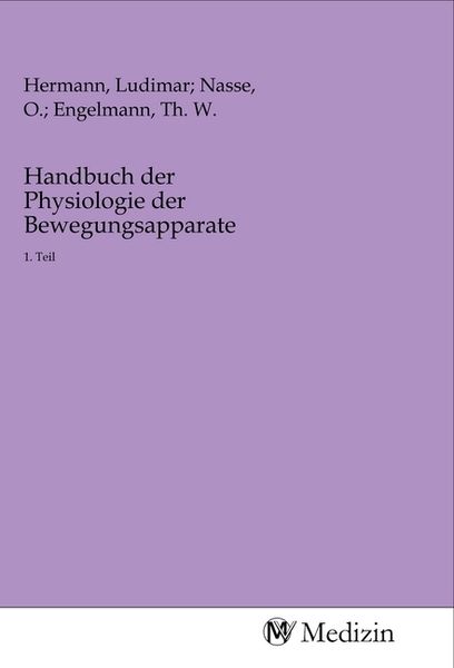 Produktbild: Handbuch der Physiologie der Bewegungsapparate
