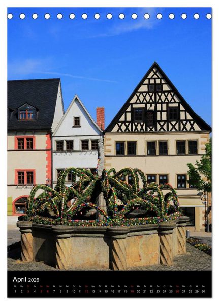 Produktbild: P&ouml;&szlig;neck - meine Stadt (Tischkalender 2026 DIN A5 hoch), CALVENDO Monatskalender
