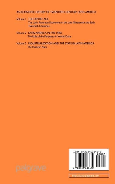 Produktbild: An Economic History of Twentieth-Century Latin America