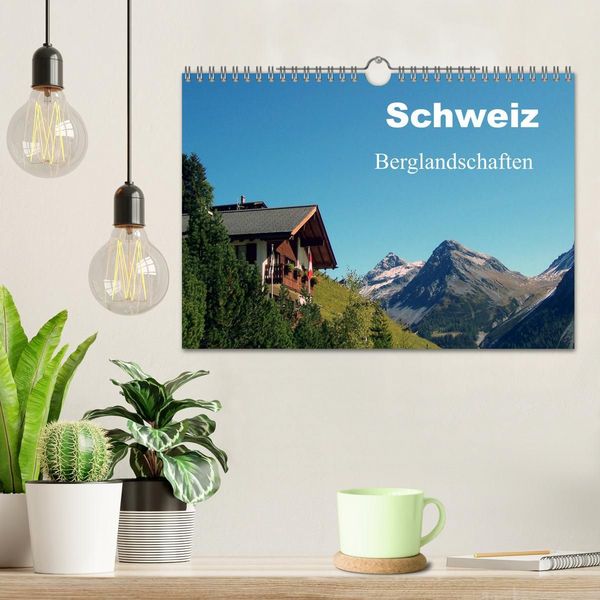 Produktbild: Schweiz - Berglandschaften (Wandkalender 2027 DIN A4 quer), CALVENDO Monatskalender