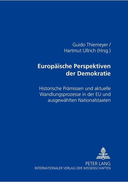 Produktbild: Europ&auml;ische Perspektiven der Demokratie
