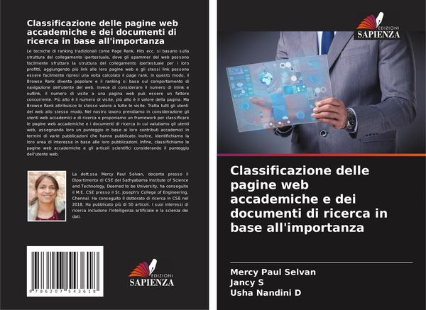 Produktbild: Classificazione delle pagine web accademiche e dei documenti di ricerca in base all'importanza