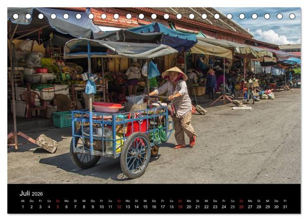 Produktbild: Vietnam Abenteuerreise (Tischkalender 2026 DIN A5 quer), CALVENDO Monatskalender