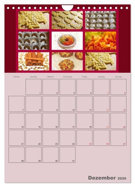 Produktbild: Food (Wandkalender 2026 DIN A4 hoch), CALVENDO Monatskalender