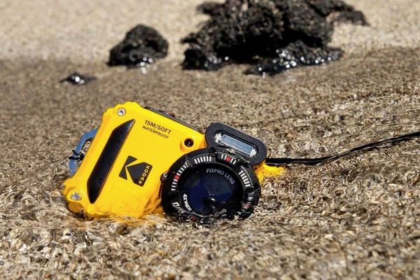 Produktbild: Kodak Pixpro WPZ2 Digitalkamera 15 Megapixel Opt. Zoom: 4 x Gelb inkl. Akku, inkl. Blitzger&auml;t Bildstabilisierung, WiFi, Wasserdicht