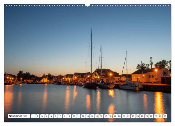 Produktbild: Schiff und Segel - HIDDENSEE (Wandkalender 2026 DIN A2 quer), CALVENDO Monatskalender