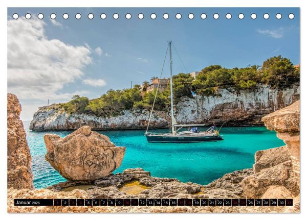 Produktbild: Mallorca - Ahoi (Tischkalender 2026 DIN A5 quer), CALVENDO Monatskalender
