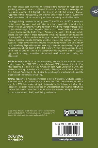 Produktbild: An Interdependent Approach to Happiness and Well-Being