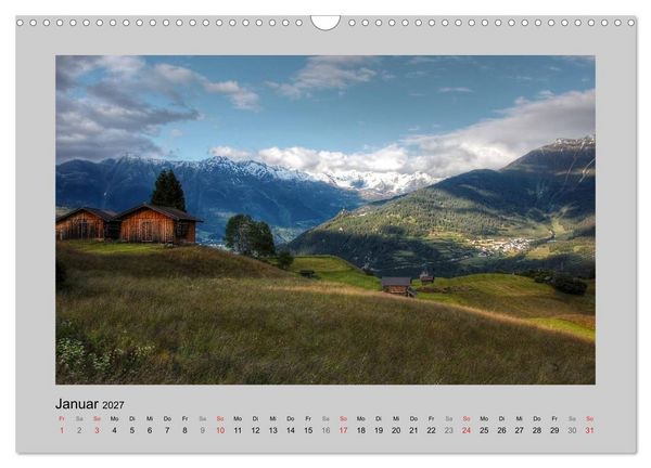 Produktbild: Idyllische H&uuml;tten und Hochalmen (Wandkalender 2027 DIN A3 quer), CALVENDO Monatskalender