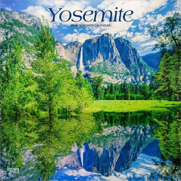 Produktbild: Yosemite 2026 12 X 24 Inch (Hanging) Monthly Square Wall Calendar Plastic-Free
