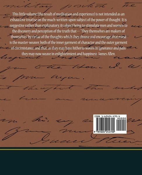 Produktbild: As a Men Thinketh - James Allen