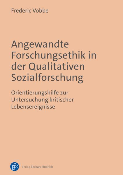 Produktbild: Angewandte Forschungsethik in der Qualitativen Sozialforschung