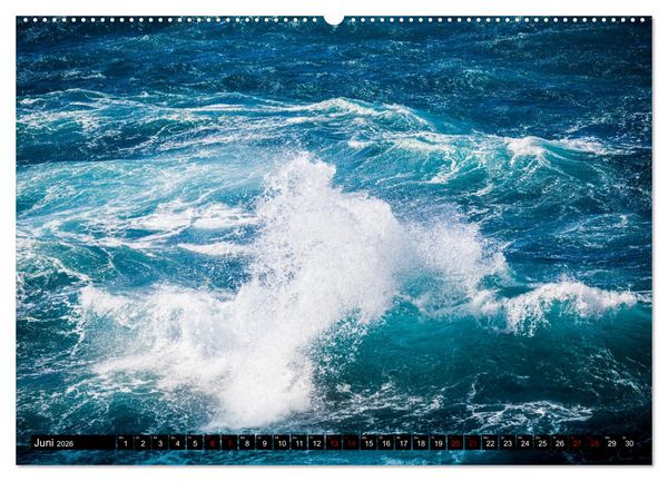 Produktbild: Atlantik - gewaltig, kraftvoll, faszinierend (Wandkalender 2026 DIN A2 quer), CALVENDO Monatskalender