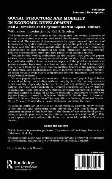Produktbild: Social Structure and Mobility in Economic Development