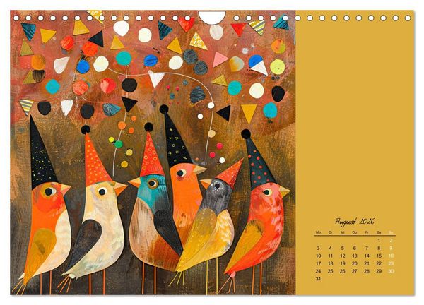 Produktbild: Wenn Tiere feiern (Wandkalender 2026 DIN A4 quer), CALVENDO Monatskalender