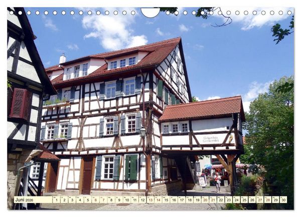 Produktbild: Unterwegs in T&uuml;bingen (Wandkalender 2026 DIN A4 quer), CALVENDO Monatskalender