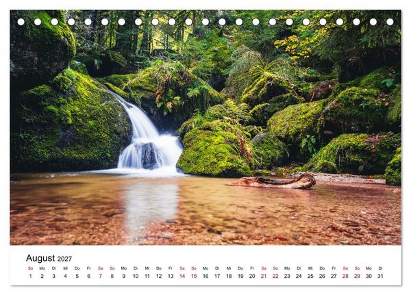 Produktbild: Naturwelten in Deutschland - Von Norden bis S&uuml;den (Tischkalender 2027 DIN A5 quer), CALVENDO Monatskalender