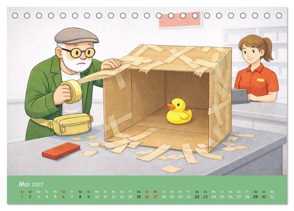 Produktbild: Ich bin noch nicht fertig - Opa Edition (Tischkalender 2027 DIN A5 quer), CALVENDO Monatskalender
