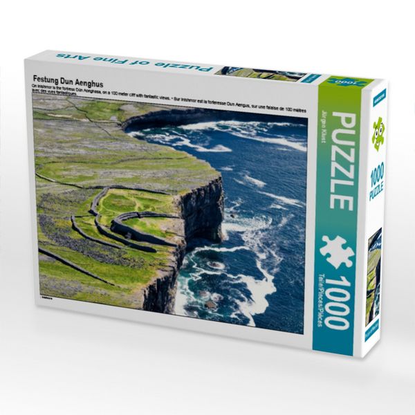 CALVENDO Puzzle Festung Dun Aenghus | 1000 Teile Lege-Größe 64x48cm Foto-Puzzle für glückliche Stunden
