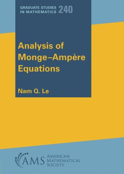 Produktbild: Analysis of Monge-Ampere Equations