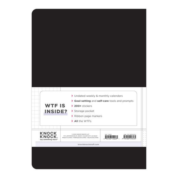 Produktbild: Wtf Undated Planner and Weekly Agenda Notebook