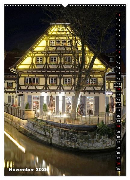 Produktbild: Esslingen in Hochform (hochwertiger Premium Wandkalender 2026 DIN A2 hoch), Kunstdruck in Hochglanz