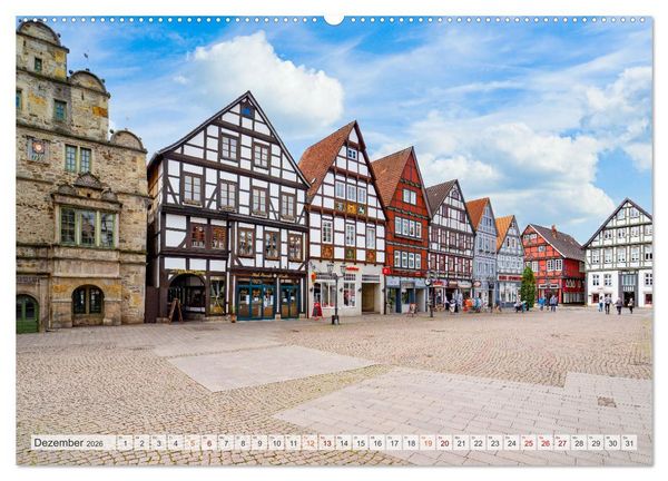 Produktbild: Rinteln Impressionen (hochwertiger Premium Wandkalender 2026 DIN A2 quer), Kunstdruck in Hochglanz