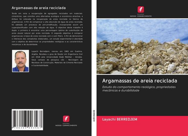 Produktbild: Argamassas de areia reciclada